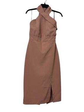 Vesper Cross-Neck Midi Dress NWT Size 10